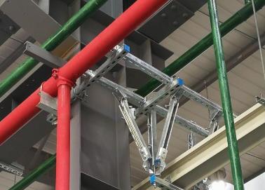 徐州市该抗震支架的整体式支吊架结构协调性好